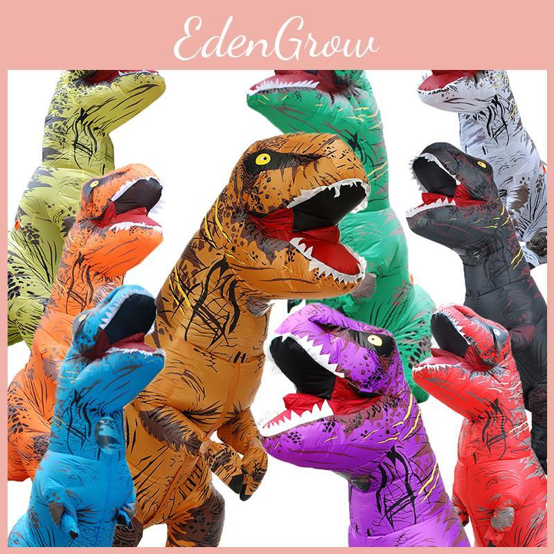 Waterproof And Durable Kids T-rex Inflatable Dinosaur Costume For Parties