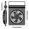 Desk Fan USB Rechargeable 220 Tilt 3 Speeds Adjustable Portable Travel Fan For Home Office Bedroom Dorm Nap Indoor Table Desktop