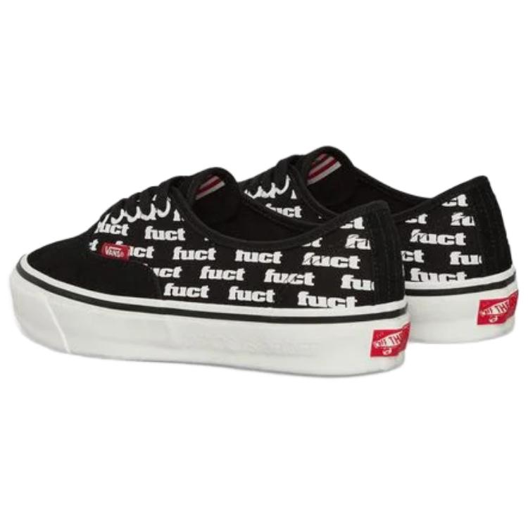 Vans Authentic Reissue 44 LX FUCT x Slam Jam Black Marshmallow Unisex Sneakers VN0007QZT5O1