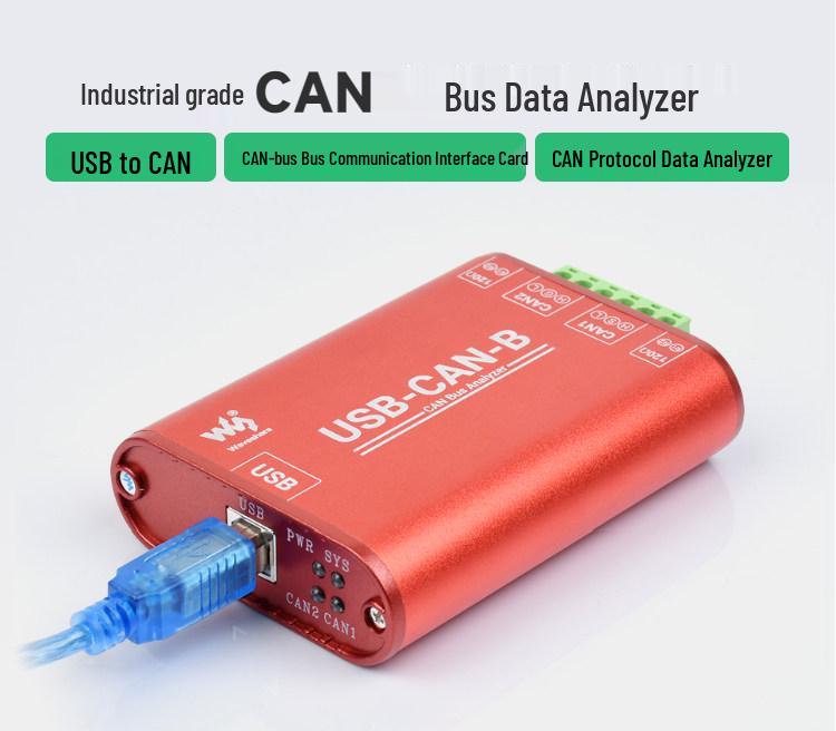 Industrial USB To CAN J1939 Bus Analyzer/Communication Module