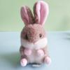 Delightful Plush Bunny Pendant Soft Rabbit Keychain For Bags And Accessories Car