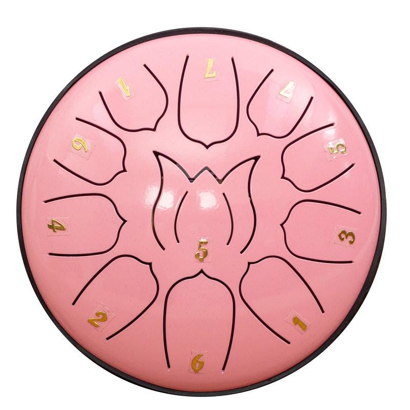 Notes 11 Rain Chime Drum Steel Tongue Drum Music Instrument Tool Educational