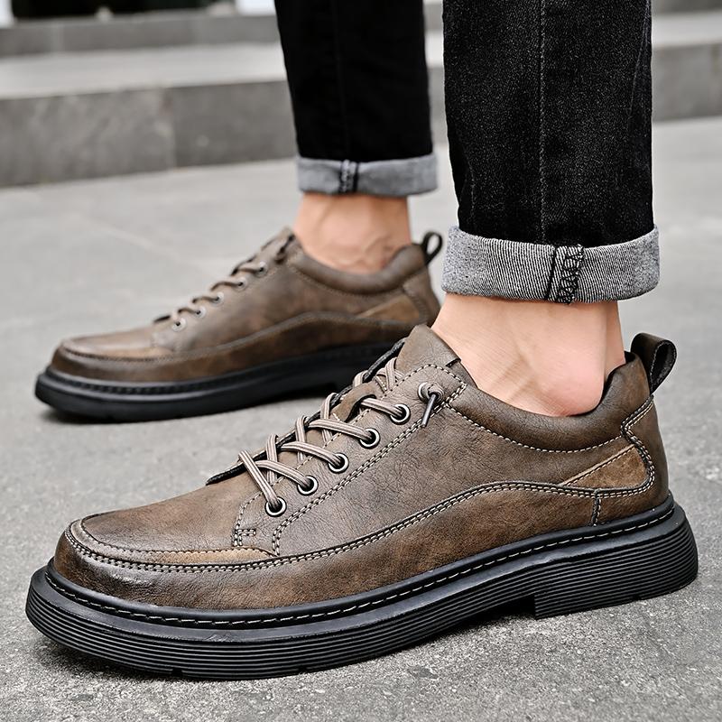 Men's Fashion Casual Leather Shoes Dress Shoes