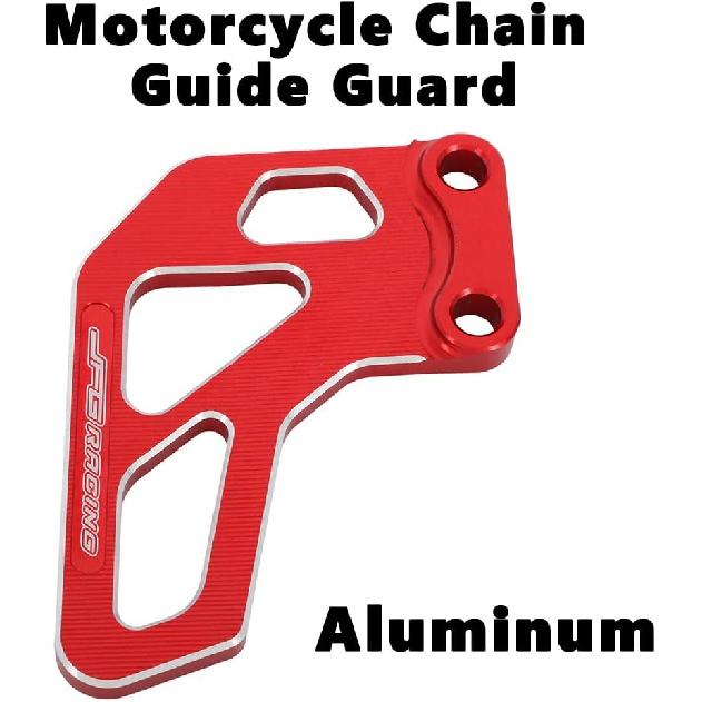 Dirt Bike Chain Guide Aluminum CNC for XR100R 1985-2003 XR80R 1985-2003 CRF100F 2004-2013 CRF80F 2004-2013 Red