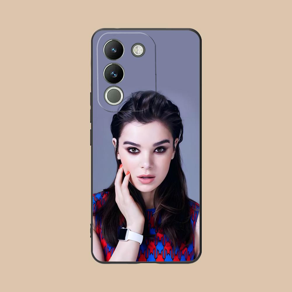 Hailee Steinfeld Matte TPU Mobile Phone Case for VIVO V60 V50 V40 V30 V29 V27 V25 V23 Pro Lite 5G Colorful Printing Cover