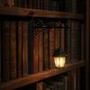 Vintage Bücherregal Geist Licht Weiß Bücherregal Lampe Bücherregal Laterne Licht Weihnachten