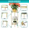 Flower Flower Planter Iron Flower Creative Green Succulent Flower Indoor Plant Flower Flower Pot Perfect for Living Office Stand, 2-tier, Stand,