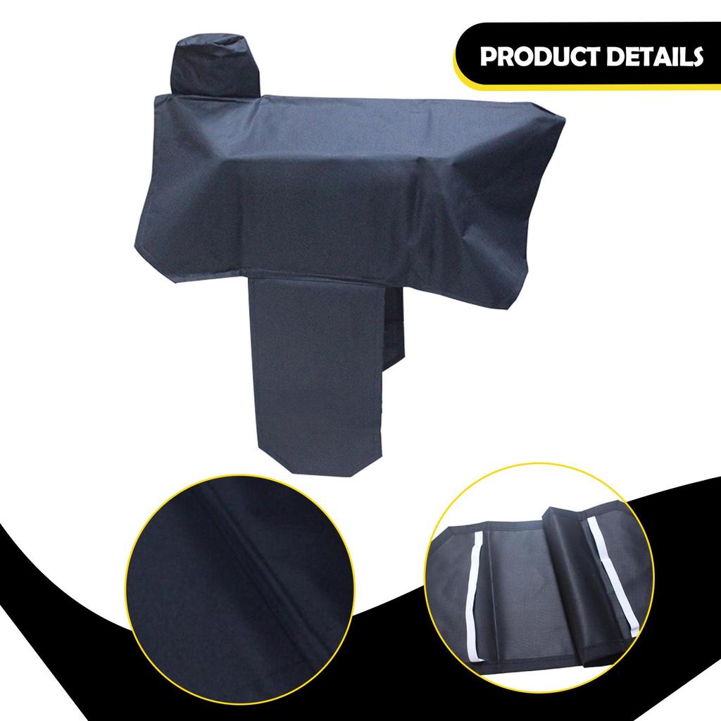 Elastic Fit Horse Saddle Cover Durable Oxford Cloth Dust Protection Lightweight Sleeve for Equestrian Supplies