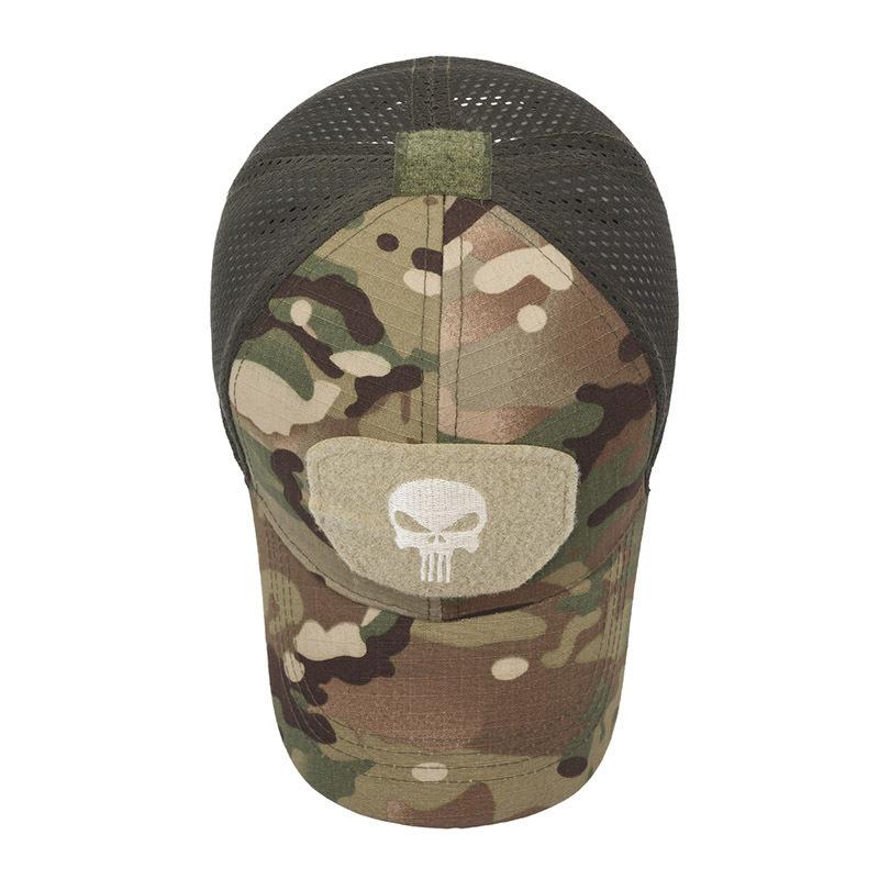Military Fan Hat Male Breathable Half Hat Benny Tactical Shade Net Hat Baseball Cap Skull Sports Outdoor Leisure