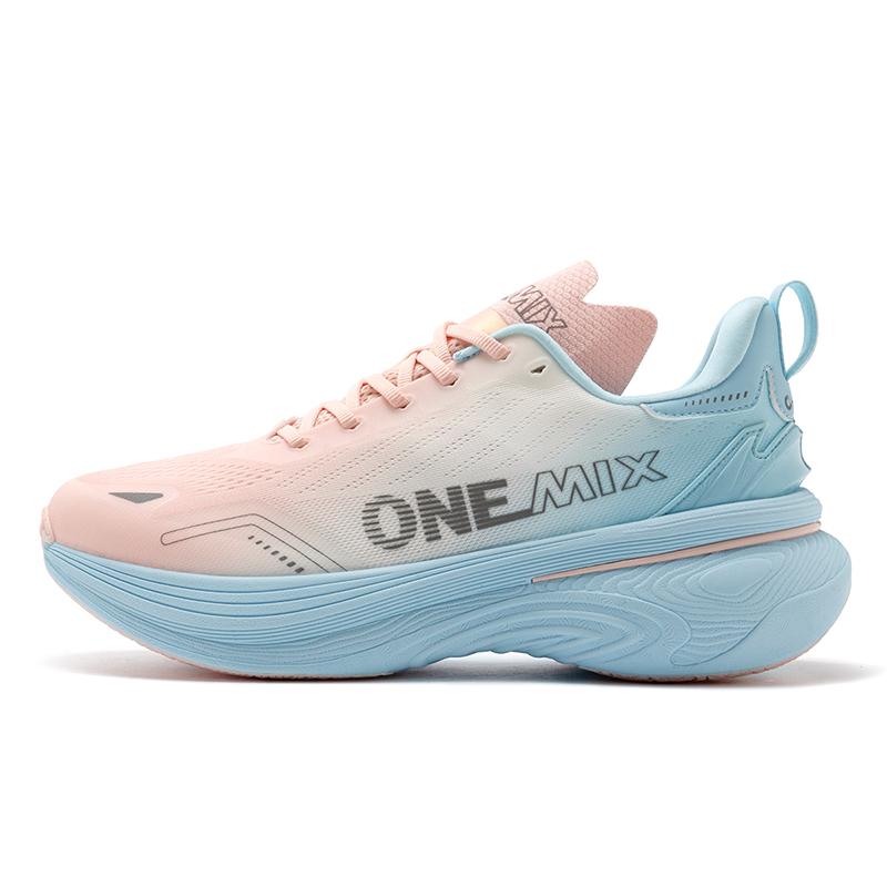 Onemix Laufschuhe Damen Leichte Sportschuhe Gepolsterte Springseilschuhe Frühling und Herbst Stabile Unterstützung Laufschuhe Herren