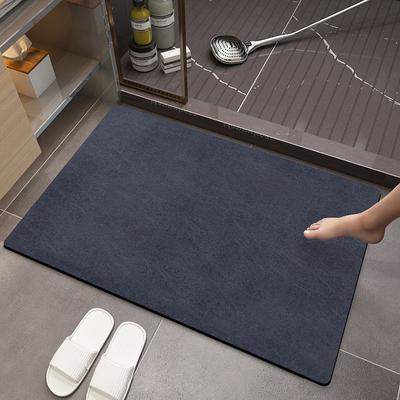 Diatom Mud Cushion Bathroom Floor Mat Toilet Quick Drying Household Absorbent Mat Toilet Non-slip Mat Carpet Door Mat