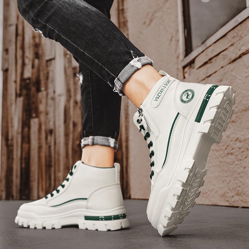 New Men's Sneakers Breathable Soft Bottom Comfortable Running Shoes High Lift Thick Bottom Casual Shoes Zapatos Para Hombres