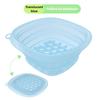 Collapsible Silicone Face Ice Bath Tray Cold Therapy for Facial Puffiness Portable Cryo Skin Tool Travel Beauty Bowl Facial Tool