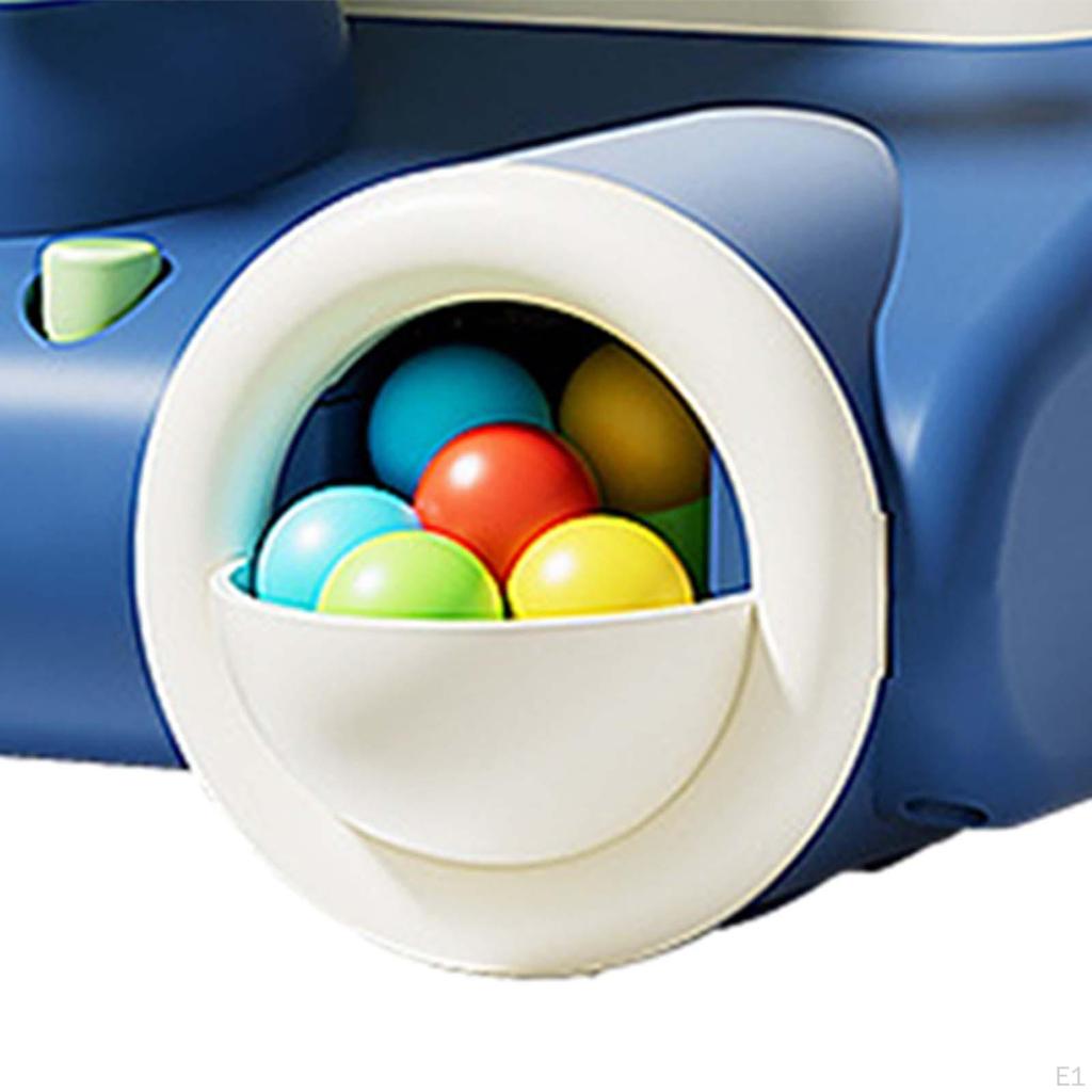 Shooting Toys for Kids Early Education Toy with 20 Marbles Dinosaur Launcher blue