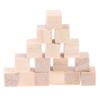 100pc Gift DIY Unfinished Blank Mini Wooden Square Solid Cubes Woodwork Craft Perfect Gift For Birthdays Holidays Christmas