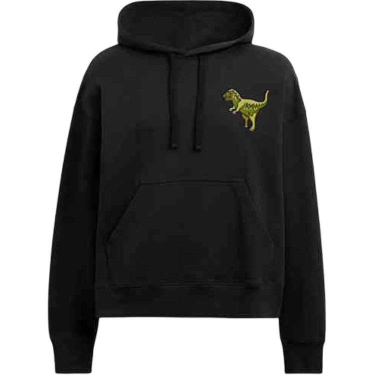 Coach Rexy FW24 Hooded Animal Pattern Long Sleeve Sweatshirt Unisex sweatshirt Black CZ479-BLK