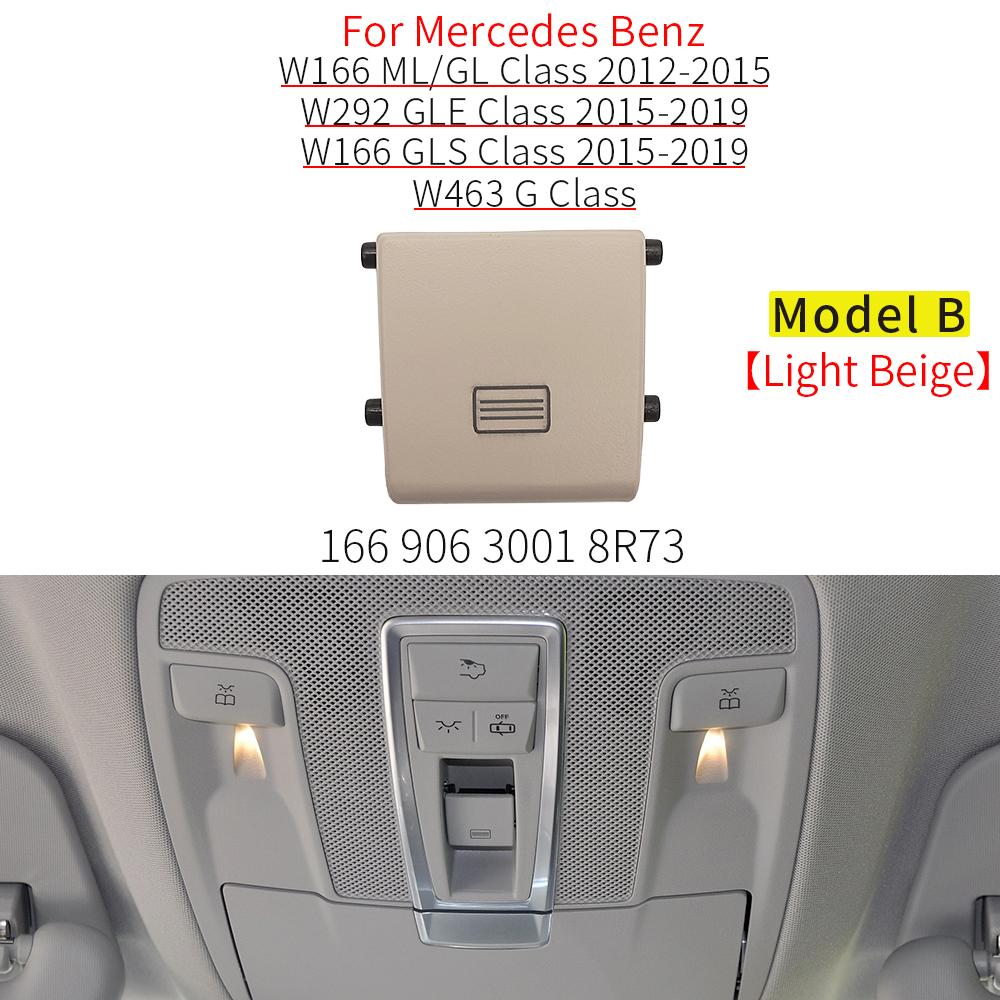 For Mercedes W166 W292 W463 Car Sunroof Window Switch Button Cover Plastic for Benz ML GL GLE GLS 2012- ML320 GLE350 GLS450