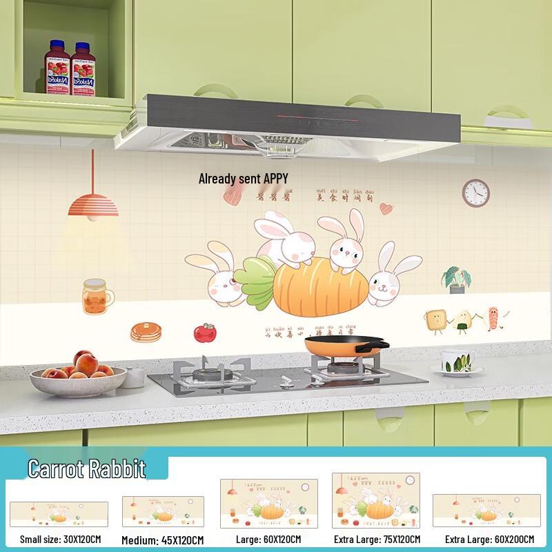 Fumade Kitchen Anti-Oil Wall Sticker
