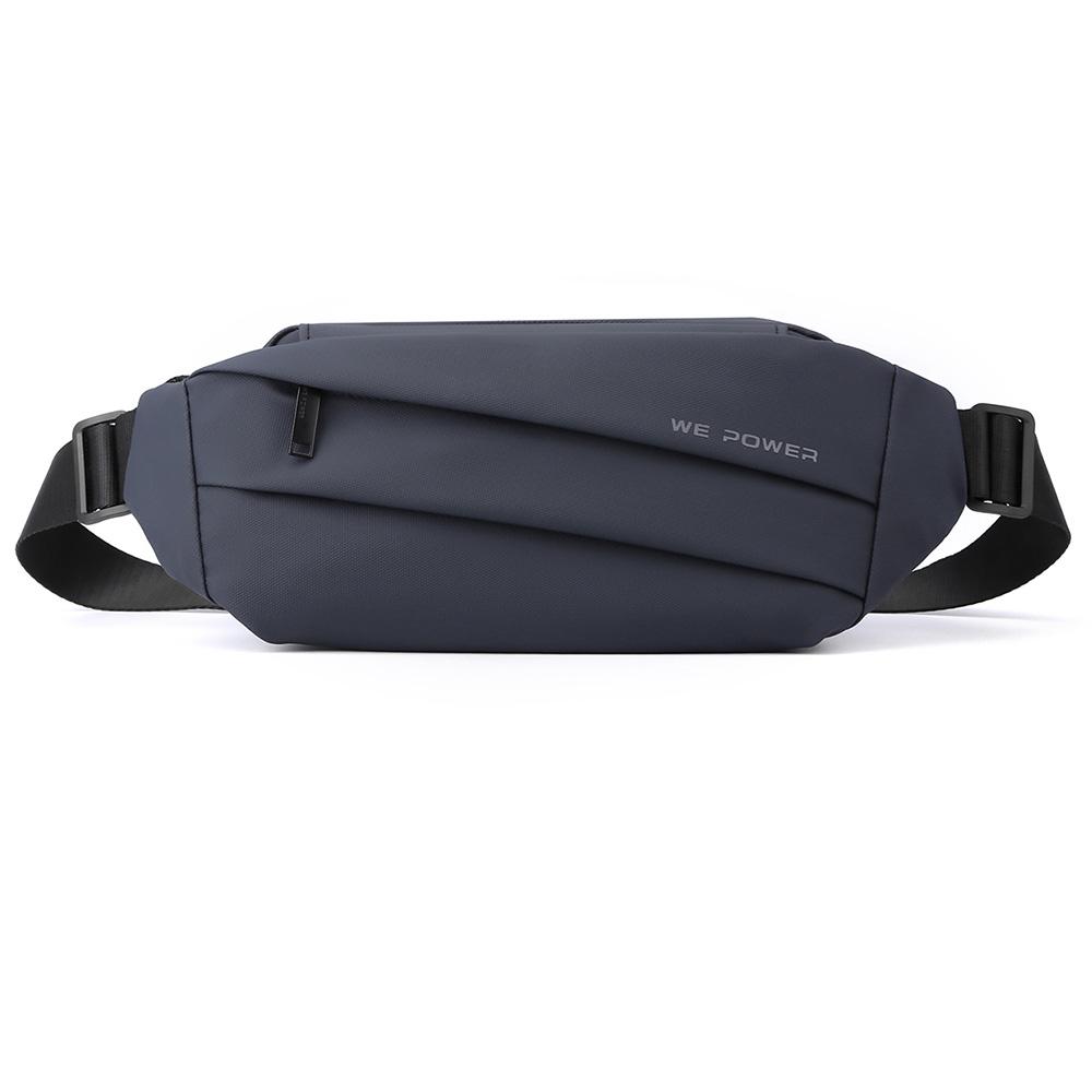 Men Fanny Pack Waist Belt Bag Waterproof Nylon Multi-purpose Travel Climb Sports Fashion Male Sling Chest Bum Hip Pack Bags