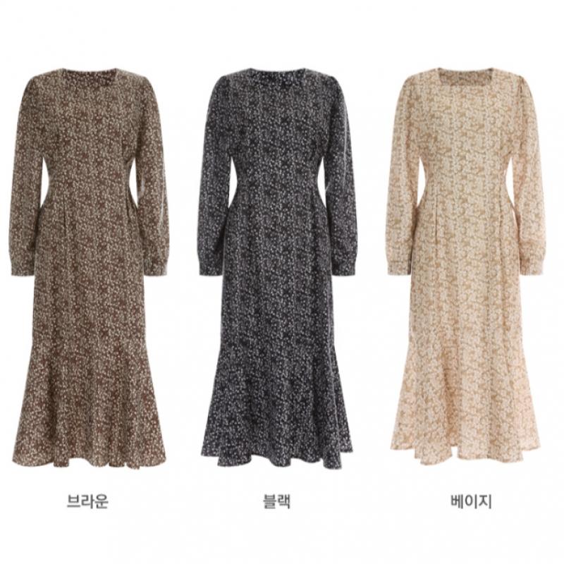 Shop Women S Shabet Square Spring Chiffon Long dreSS Brown Pic Wdr 11817 Z