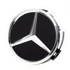 Coprimozzi per cerchi in lega da 75 mm per Mercedes Benz W211 W203 W204 W210 W124 AMG W202