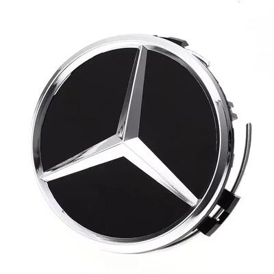 For Mercedes Benz 75MM Car Styling Wheel Center Covers Hub Caps Replacement For Mercedes Benz W211 W203 W204 W210 W124 AMG W202