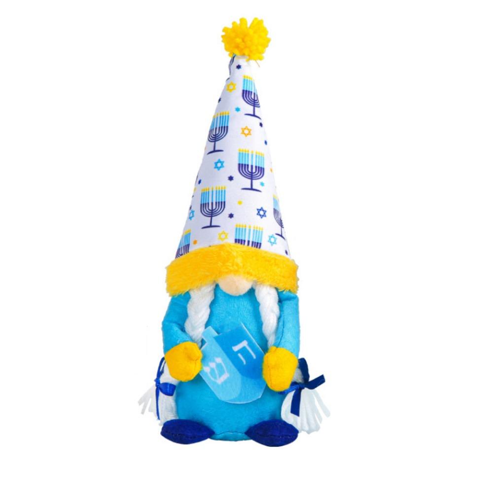 Unique Design Festival Faceless Doll Exquisite Gnomes Figurine Durable Rudolph Ornaments  Hanukkah