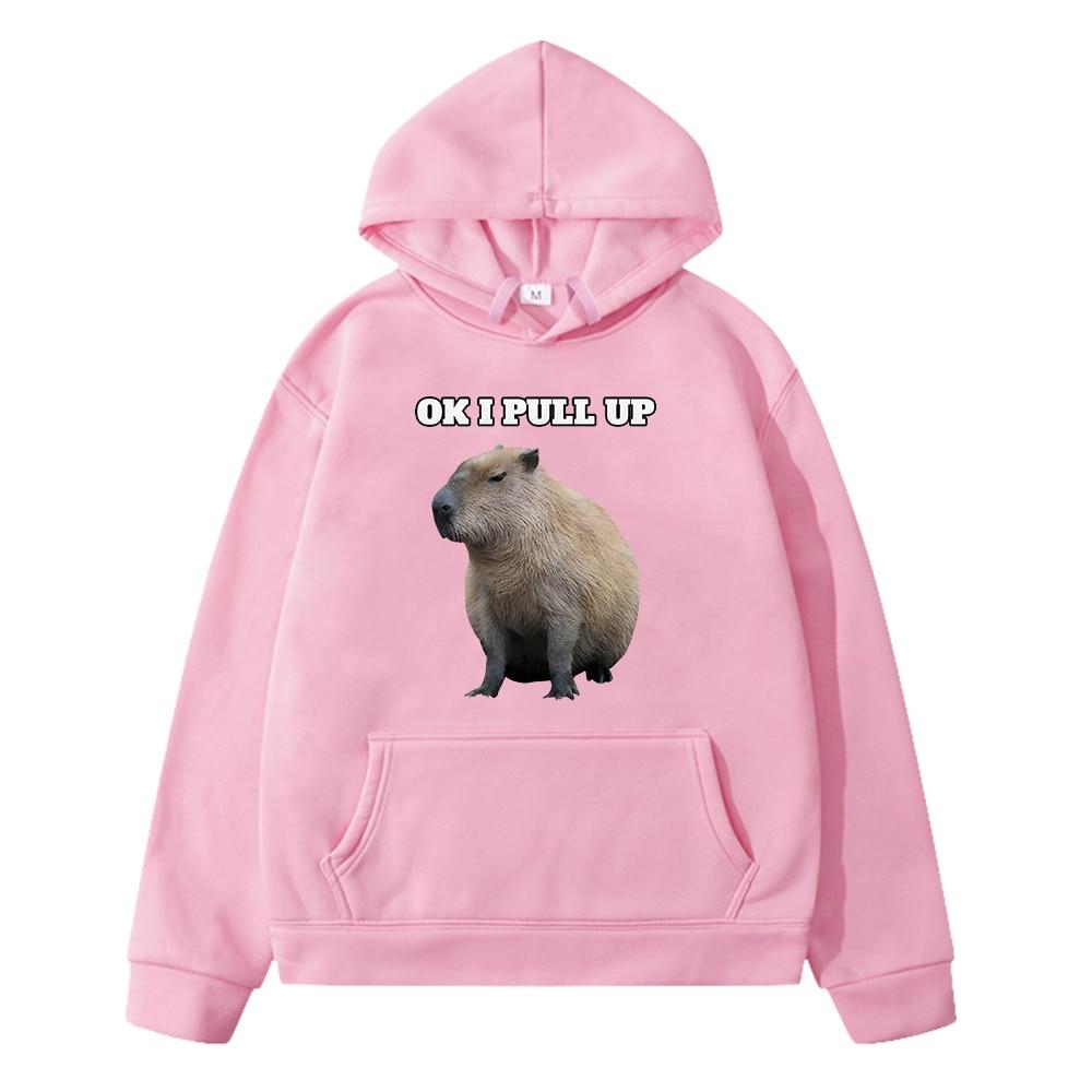 Mikiny Capybara Potisk anime mikina s kapucí Podzimní mikiny dětské oblečení dívky oblečení pro chlapce y2k sudadera Pulovr Dětské oblečení