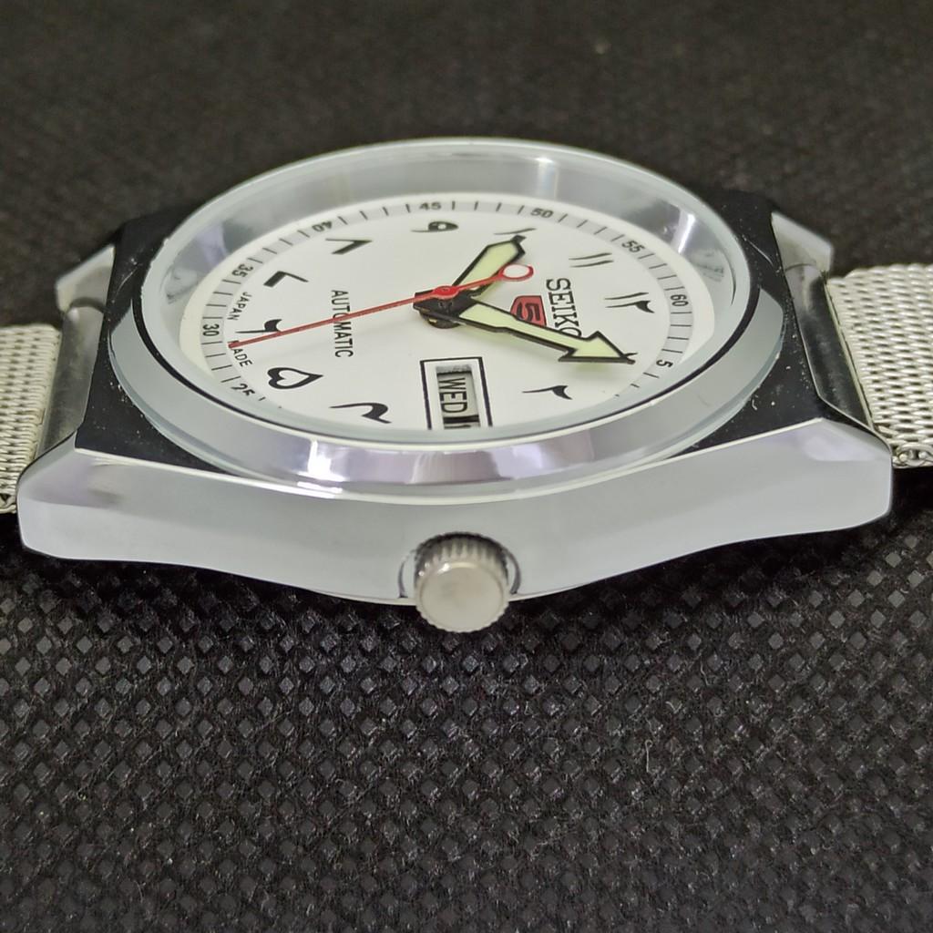 REFURBISHED VINTAGE SEIKO 5 AUTOMATIC JAPAN MENS DAY/DATE WATCH 533c-a279955-2