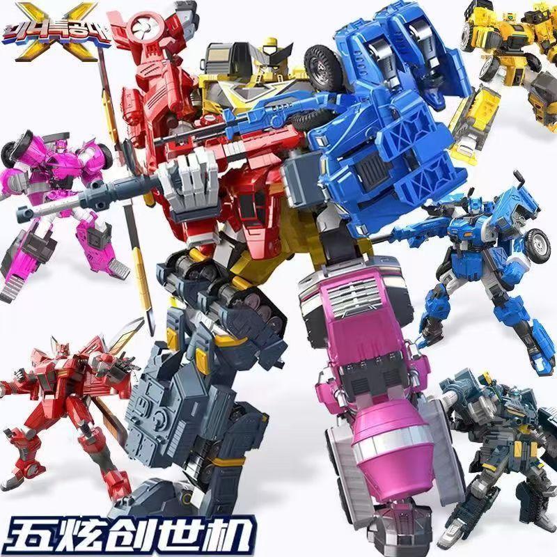 

44cm Big Hook Transformation Devastator Action Figure Engineering Combiner Crane Gravity Model Gift Kid JINJIANG IN KO GT 6 1 Poseable Articulated