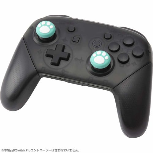 Cyber Analog Stick Cover Nekonyan Plus for Switch Pro Controller Pastel - Switch
