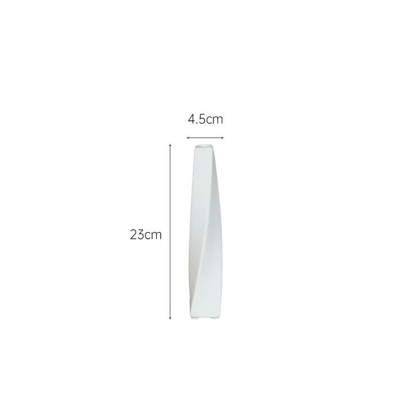 

Simple Wind Geometric Rotating Black and White Ceramic Vase Dried Flower Arrangement Living Room Soft Decoration Ornament