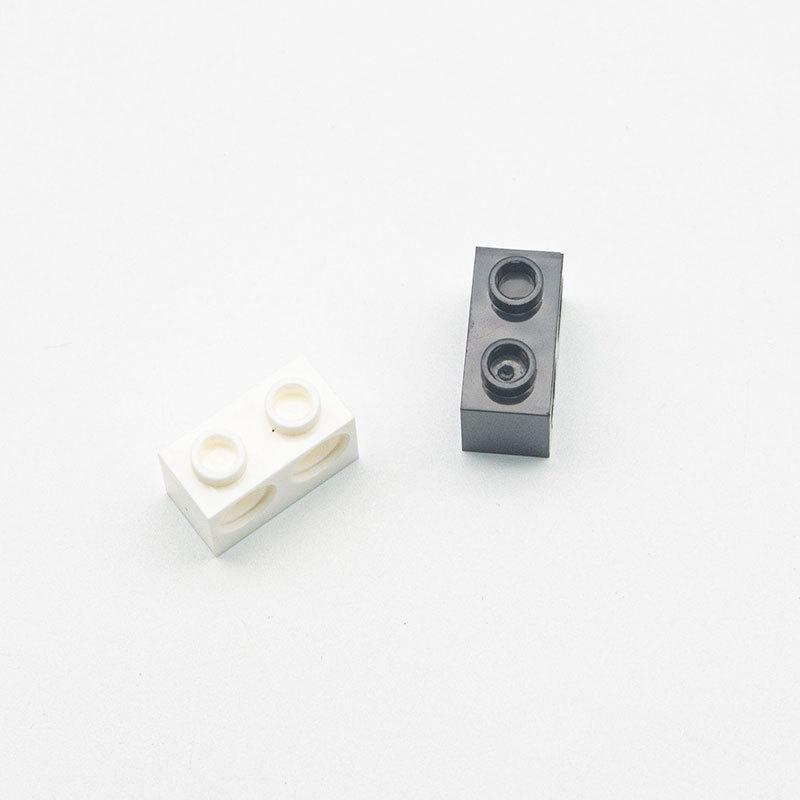 High-Quality MOC Compatible Building Blocks: 32000 Small Particles, 1x2 Brick with 2 Holes (Min. Order: 50g)