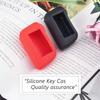 Carcasă cheie auto din silicon pentru Starline A93 A63 versiunea rusă, cu două căi, alarmă auto, telecomandă LCD, breloc, capac Fob