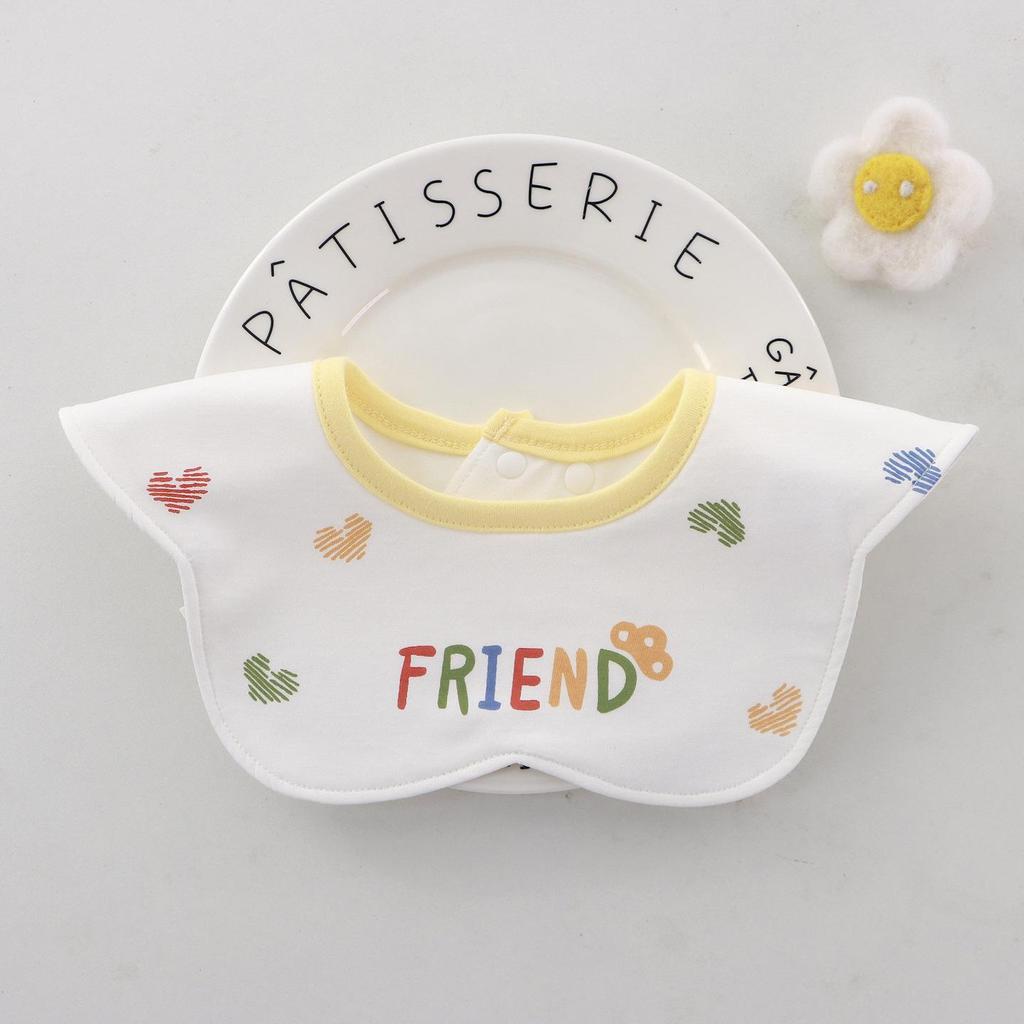 Yi Wan Bao A-Grade Cotton Antibacterial Waterproof Baby Bibs