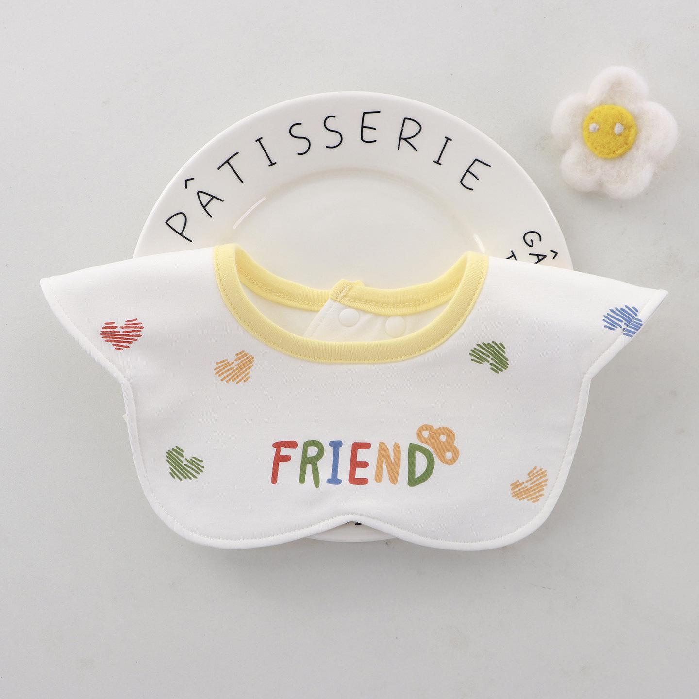 Yi Wan Bao A-Grade Cotton Antibacterial Waterproof Baby Bibs