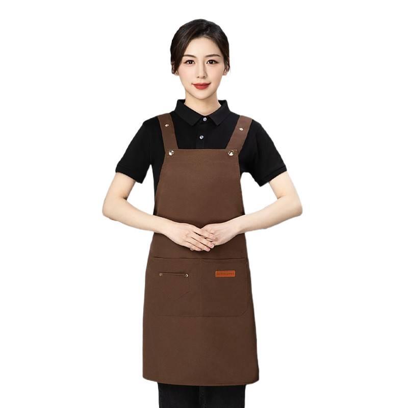 Oil-Proof Waterproof Kitchen Apron - Dirt-Resistant Printed Workwear