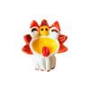 Okinawa Souvenir Lucky Charm Smiling Shisa Figurine Pair Mini Indoor Use Handmade - - - - - - (Green & Orange)