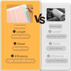 Buchbinden Einfaches Scrapbooking-Werkzeug Kunststoff-Positionierer-Lineal für effiziente Produktion Praktische Bindevorrichtung für Handbuch