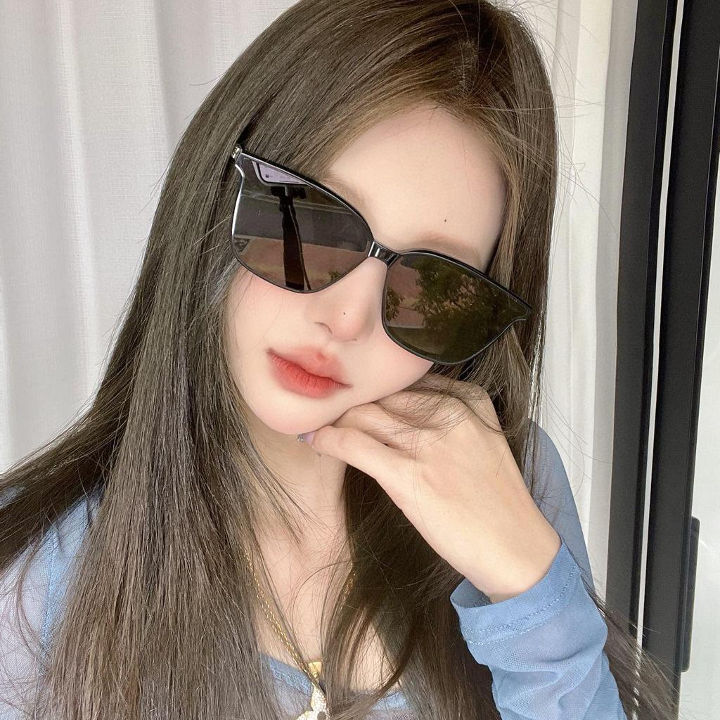 2024 Trendy GM Plate Sunglasses for Women, Slimming Korean Style, Xiaohongshu-Inspired, Dada Fashion, Void Aesthetic