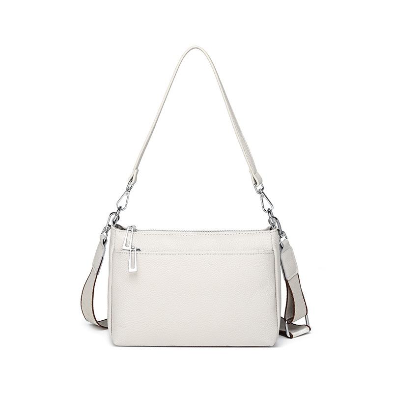 Genuine Leather Women's Bag Underarm Bag Fashionable and Simple Single-shoulder Crossbody Bag Cowhide Small Bag
