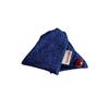 Versatile Navy Blue Polka Dot Denim Triangle Claw Clip - High-End Women's Hair Accessory