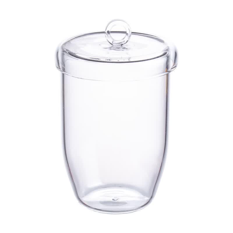 High Purity Quartz Crucible Beaker with Lid