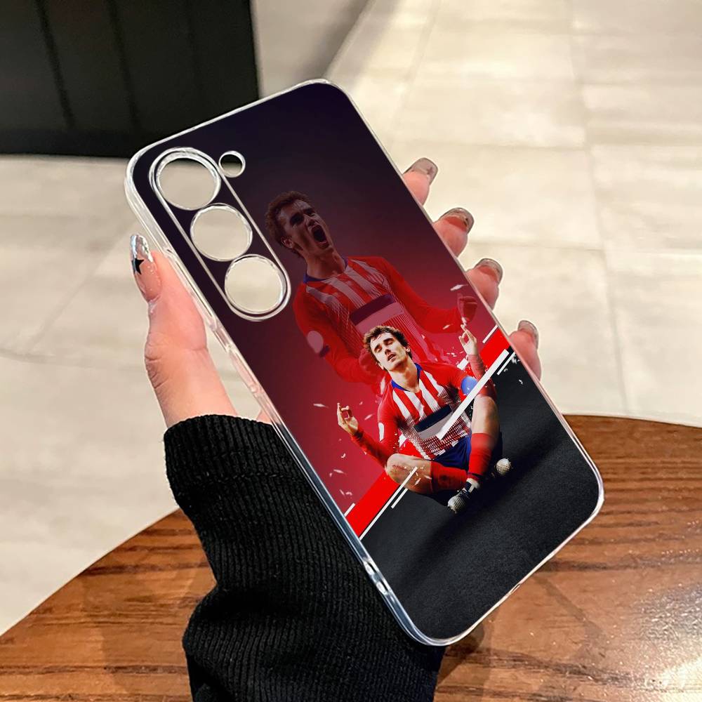 A-Antoine Griezmann  Phone Case For SamsungA10,12,20,21S,30,31,40,50,51,52,70,71 Transparent Cover Samsung a10