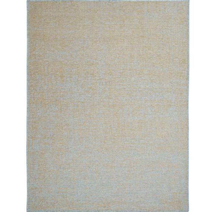 Living Room Rug In Golden Yellow Wool 160x230