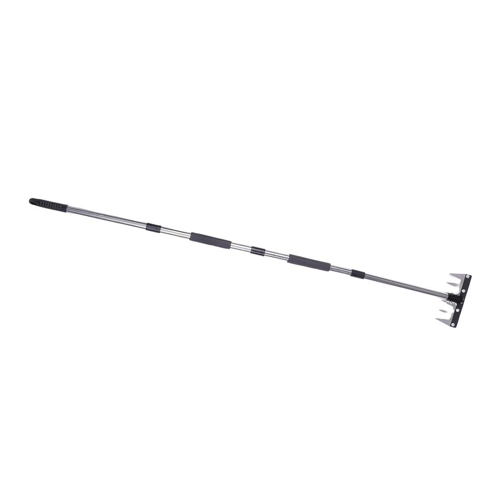 Heavy Duty Iron Ing Rake with Handle Garden Rake Tool for Removing S Loosening Soil Cleaning Flow Beds