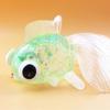 Kawaii Big Eyes Cartoon Goldfish Slow Rebound Gold Powder Maltose Ball Squeeze Fidget Toy Big Tail Goldfish Kids Gifts
