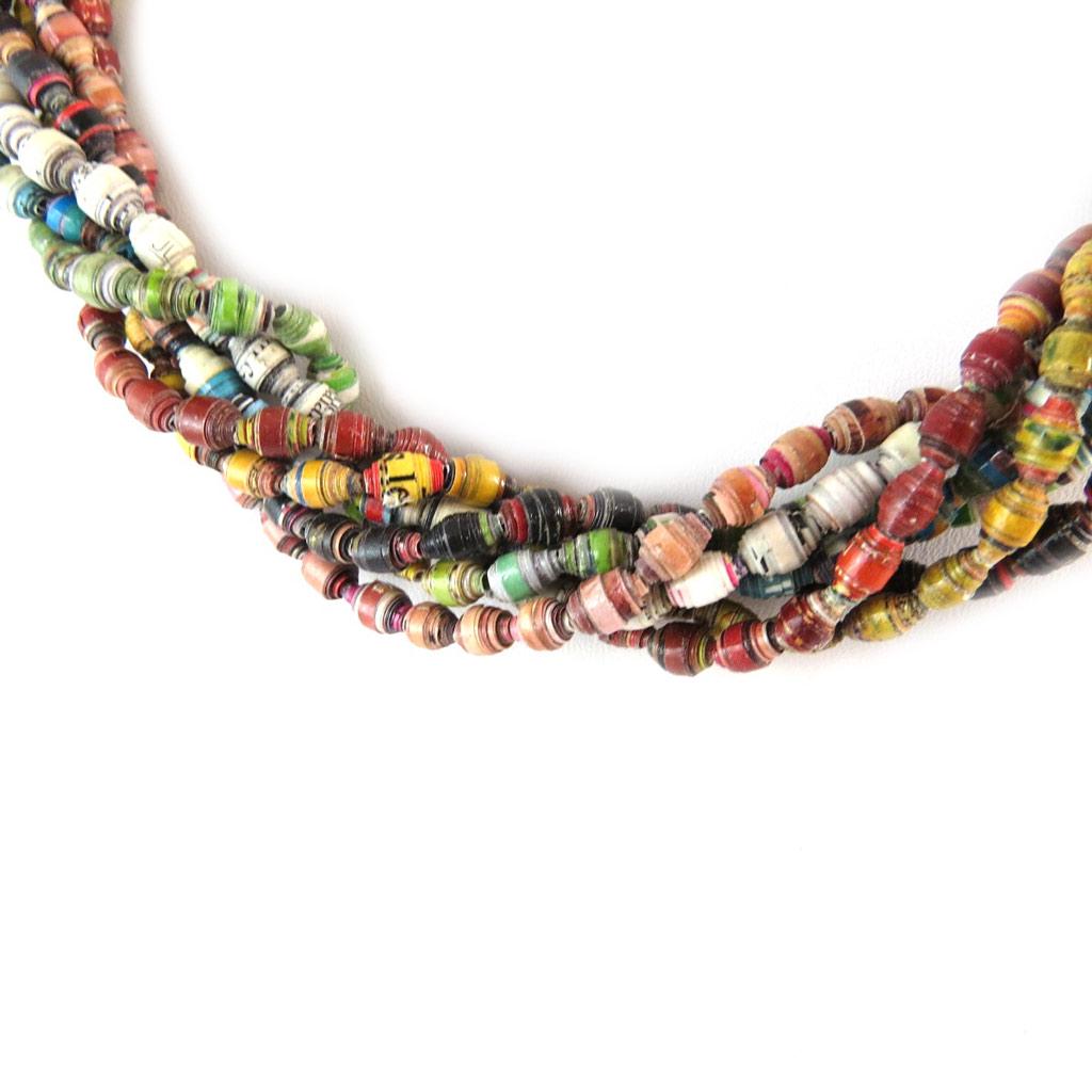 Les Trésors De Lily [N9502] - Multicolored 'New Life' Artisanal Necklace (handmade)