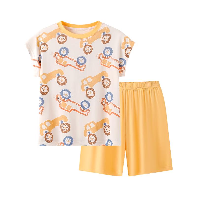 

YEEHOO Boys Modal Sleeveless Pajama Set 120
