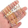 10pcs/Lot Iron Key Rings Blank Keyring Keychain Split Ring Keyfob Key Holder Rings DIY Findings Making Keychain Accessories